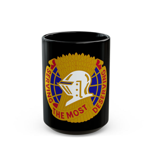 Troop Support Agency (U.S. Army) Black Coffee Mug-15oz-The Sticker Space