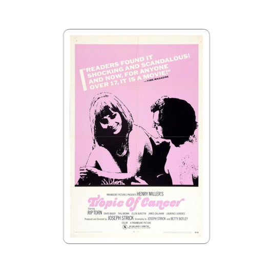Tropic of Cancer 1970 Movie Poster STICKER Vinyl Die-Cut Decal-2 Inch-The Sticker Space