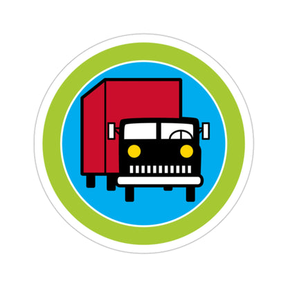 Truck Transportation (Boy Scouts Merit Badge) STICKER Vinyl Die-Cut Decal-2 Inch-The Sticker Space