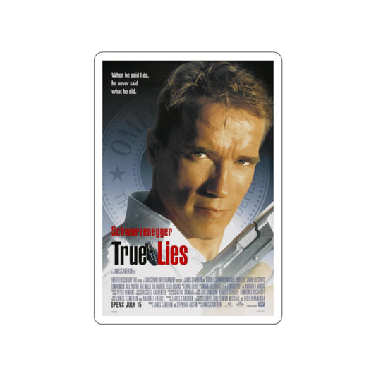 TRUE LIES 1994 Movie Poster STICKER Vinyl Die-Cut Decal-White-The Sticker Space
