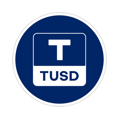 TRUEUSD TUSD (Cryptocurrency) STICKER Vinyl Die-Cut Decal-3 Inch-The Sticker Space