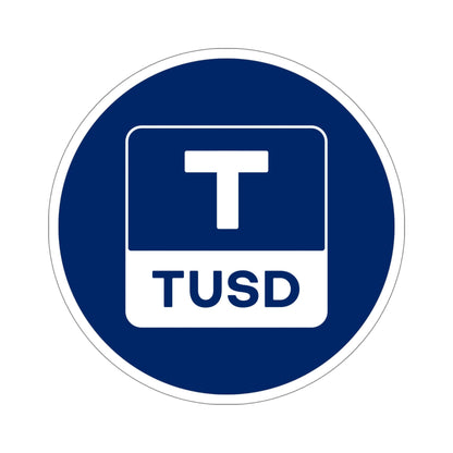 TRUEUSD TUSD (Cryptocurrency) STICKER Vinyl Die-Cut Decal-6 Inch-The Sticker Space
