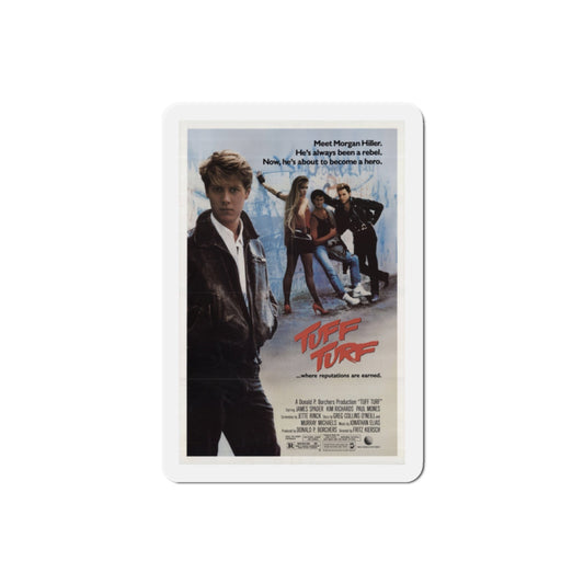 Tuff Turf 1985 Movie Poster Die-Cut Magnet-2" x 2"-The Sticker Space
