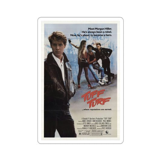 Tuff Turf 1985 Movie Poster STICKER Vinyl Die-Cut Decal-6 Inch-The Sticker Space