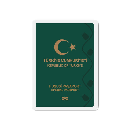 Turkish Passport (Special) - Die-Cut Magnet