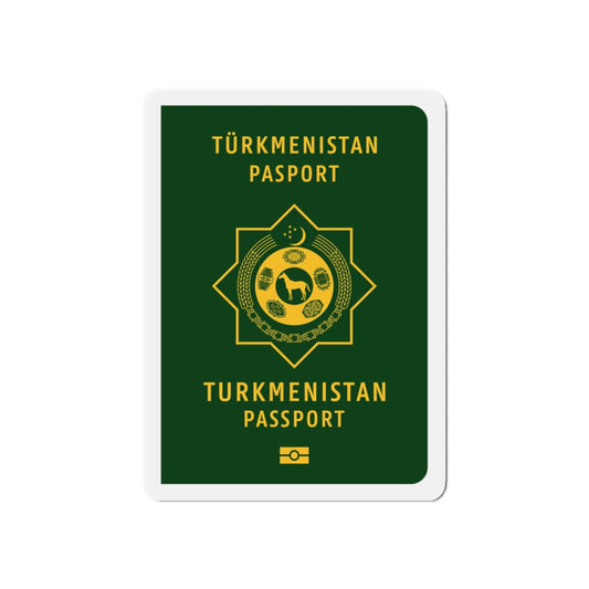 Turkmen Passport - Die-Cut Magnet