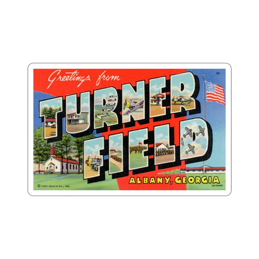 Turner Field Albany Georgia (Greeting Cards) STICKER Vinyl Die-Cut Decal-6 Inch-The Sticker Space
