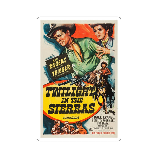 Twilight in the Sierras 1950 Movie Poster STICKER Vinyl Die-Cut Decal-6 Inch-The Sticker Space