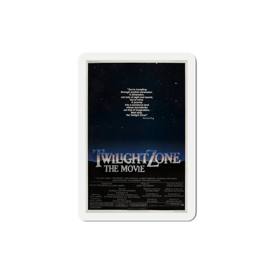 Twilight Zone The Movie 1983 Movie Poster Die-Cut Magnet-3" x 3"-The Sticker Space