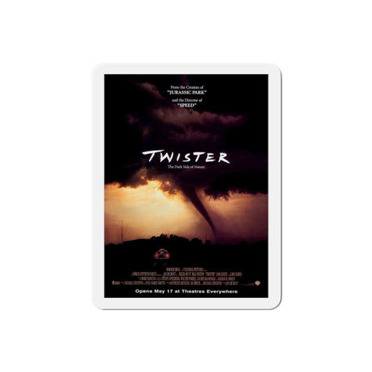 Twister 1996 Movie Poster Die-Cut Magnet-2" x 2"-The Sticker Space
