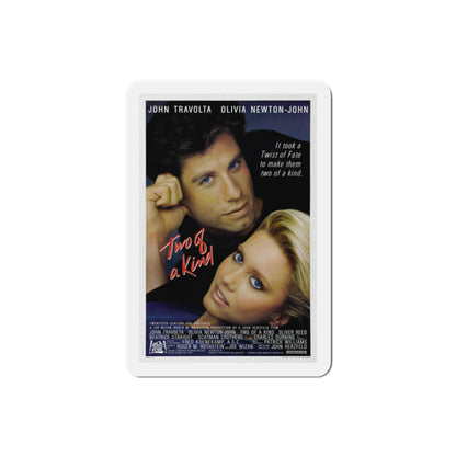 Two of a Kind 1983 Movie Poster Die-Cut Magnet-2" x 2"-The Sticker Space