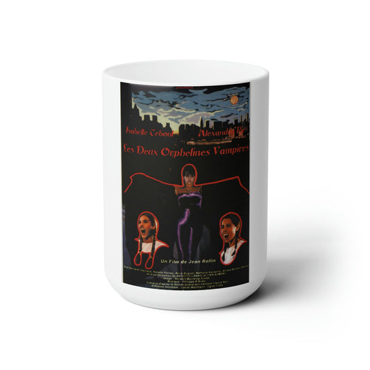 TWO ORPHAN VAMPIRES 1997 Movie Poster - White Coffee Cup 15oz-15oz-The Sticker Space