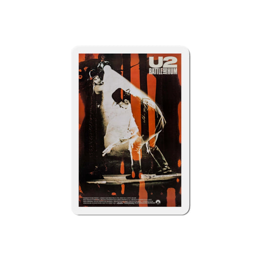 U2 Rattle and Hum 1988 Movie Poster Die-Cut Magnet-2" x 2"-The Sticker Space
