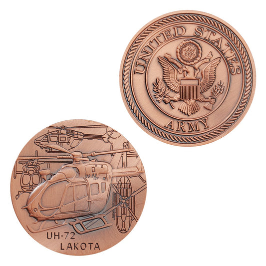 UH-72 LAKOTA (U.S. Army) Copper Challenge Coin-The Sticker Space