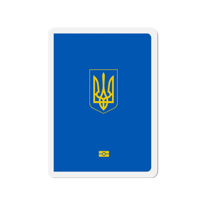 Ukrainian Passport - Die-Cut Magnet-3" x 3"-The Sticker Space