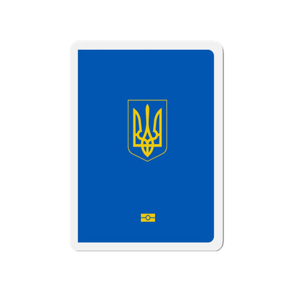 Ukrainian Passport - Die-Cut Magnet-4" x 4"-The Sticker Space