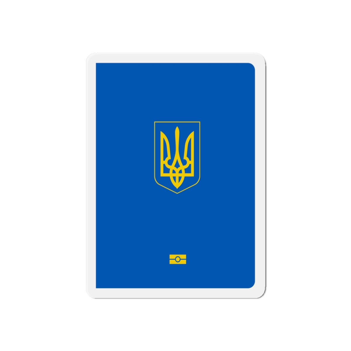 Ukrainian Passport - Die-Cut Magnet-6 × 6"-The Sticker Space