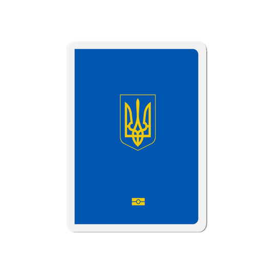 Ukrainian Passport - Die-Cut Magnet