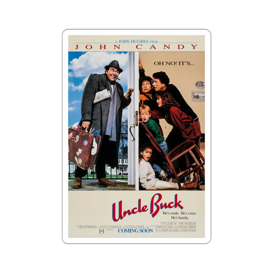 Uncle Buck 1989 Movie Poster STICKER Vinyl Die-Cut Decal-6 Inch-The Sticker Space