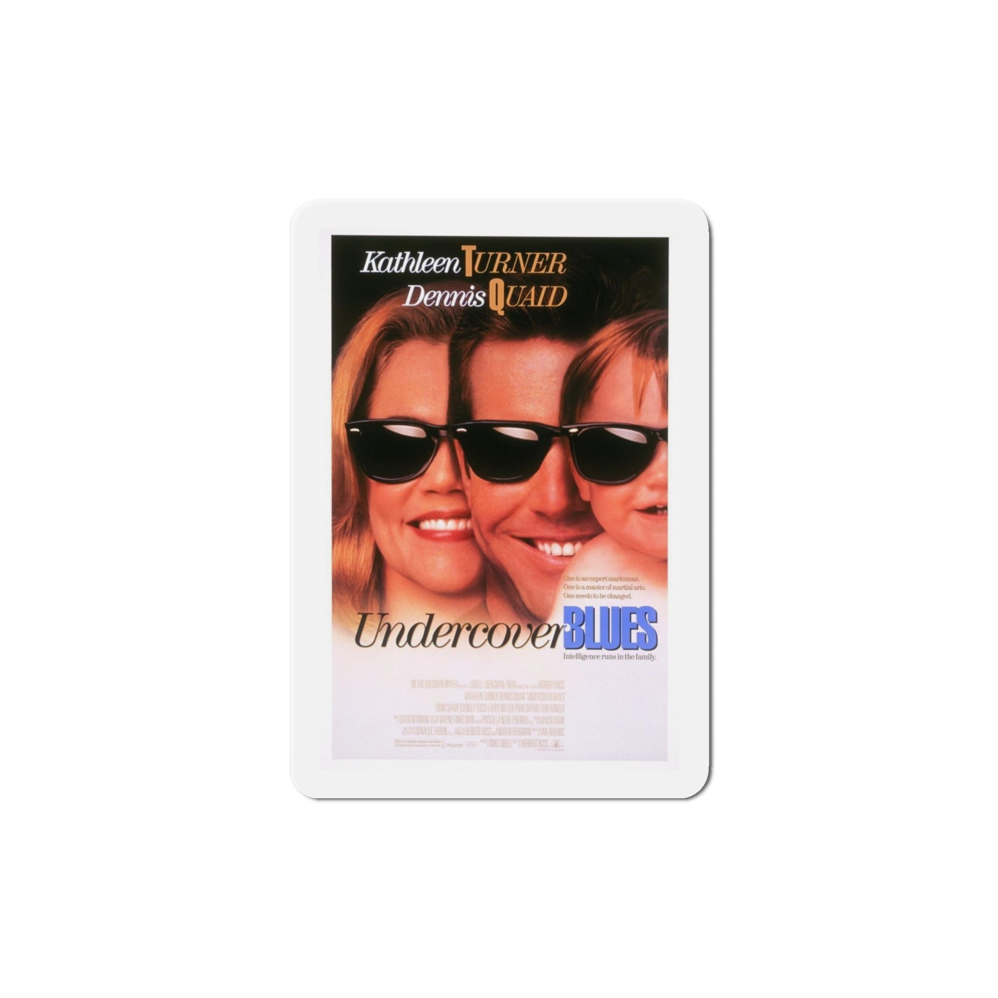 Undercover Blues 1993 Movie Poster Die-Cut Magnet-6 Inch-The Sticker Space