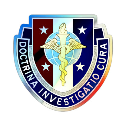 Uniformed Services University of the Health Sciences 2 (U.S. Army) Holographic STICKER Die-Cut Vinyl Decal-2 Inch-The Sticker Space