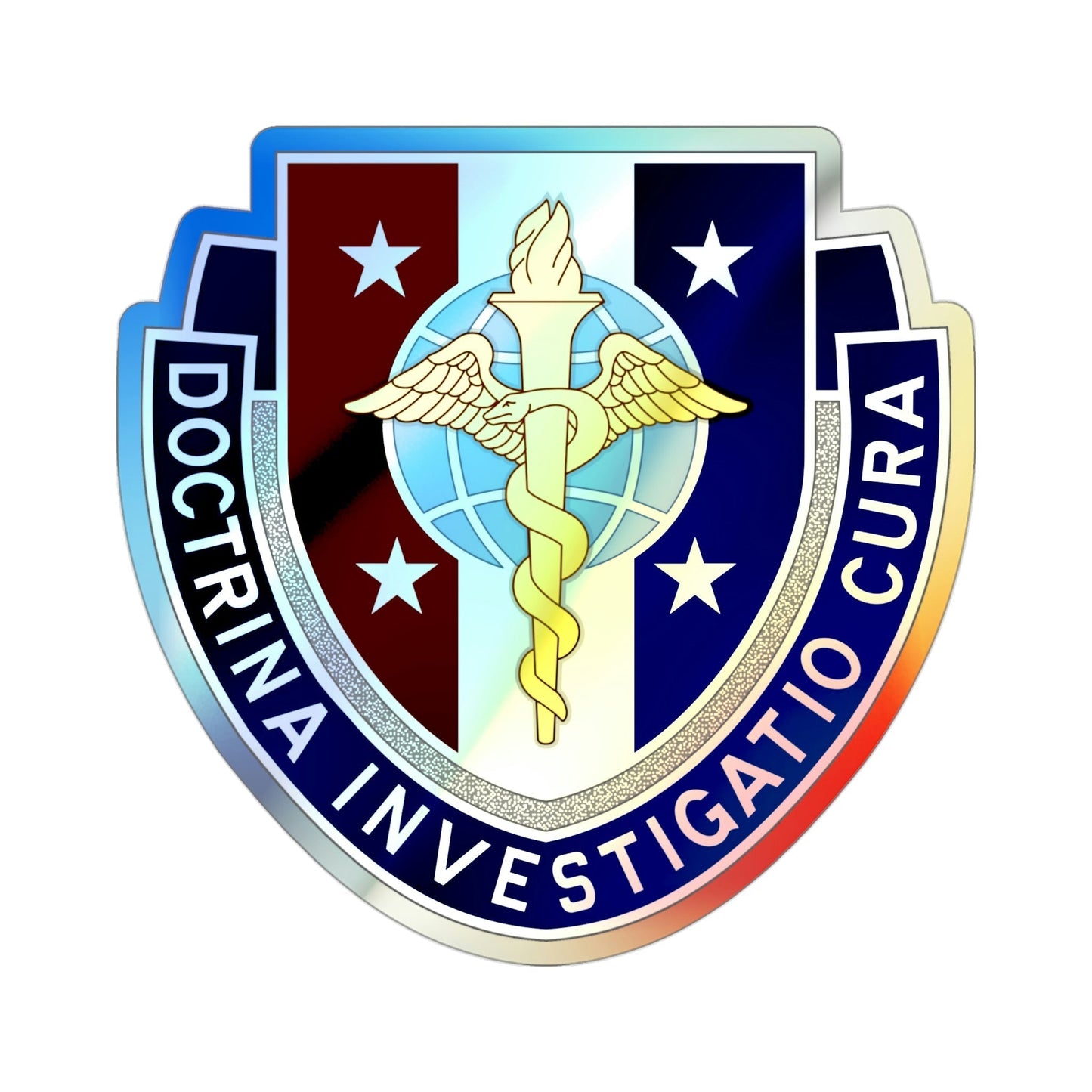 Uniformed Services University of the Health Sciences 2 (U.S. Army) Holographic STICKER Die-Cut Vinyl Decal-3 Inch-The Sticker Space