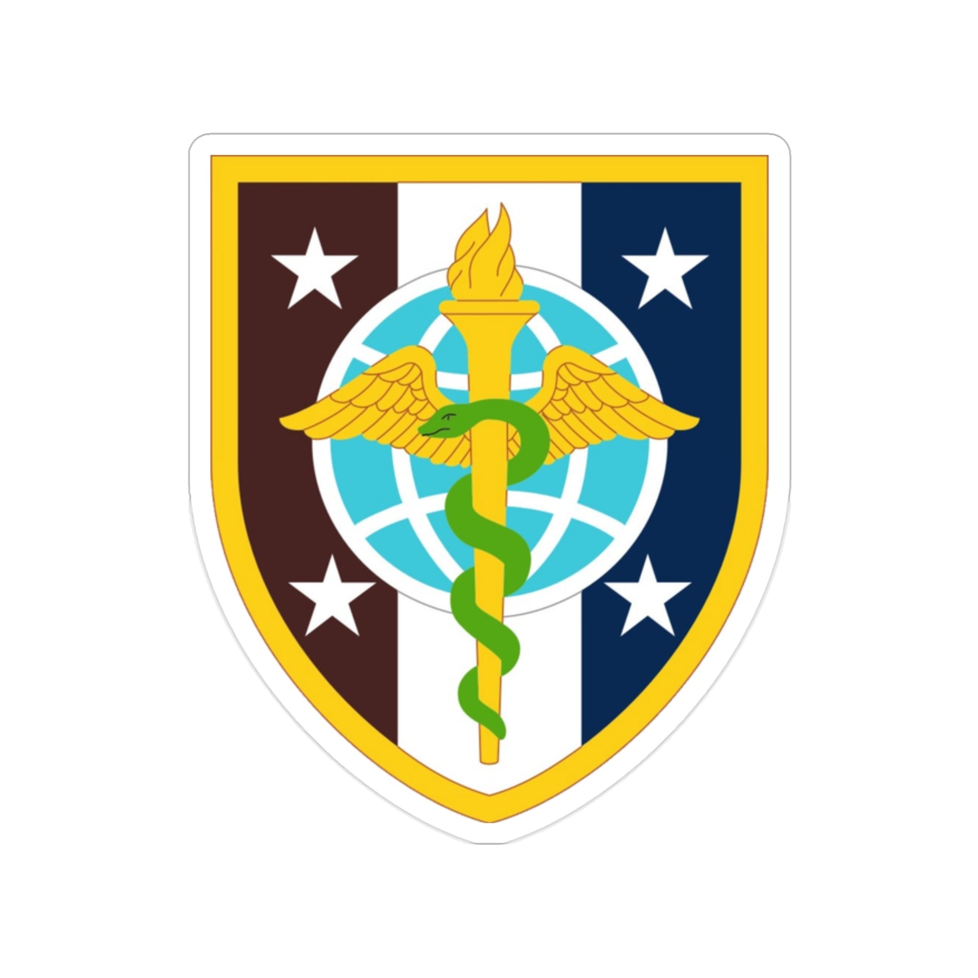 Uniformed Services University of the Health Sciences (U.S. Army) Transparent STICKER Die-Cut Vinyl Decal-2 Inch-The Sticker Space