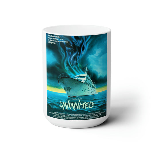 UNINVITED 1987 Movie Poster - White Coffee Cup 15oz-15oz-The Sticker Space