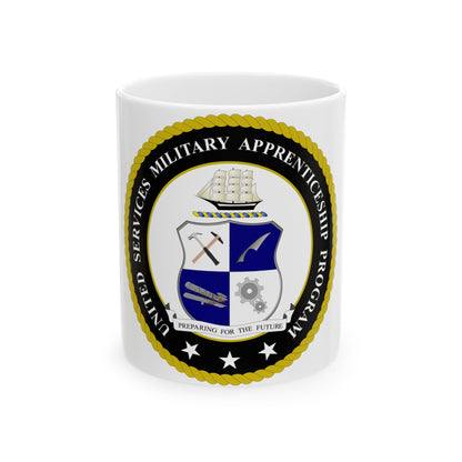 United Services Military Apprenticeship Program USMAP (U.S. Navy) White Coffee Mug-11oz-The Sticker Space