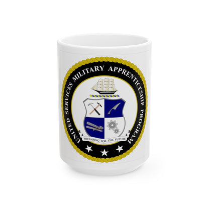 United Services Military Apprenticeship Program USMAP (U.S. Navy) White Coffee Mug-15oz-The Sticker Space