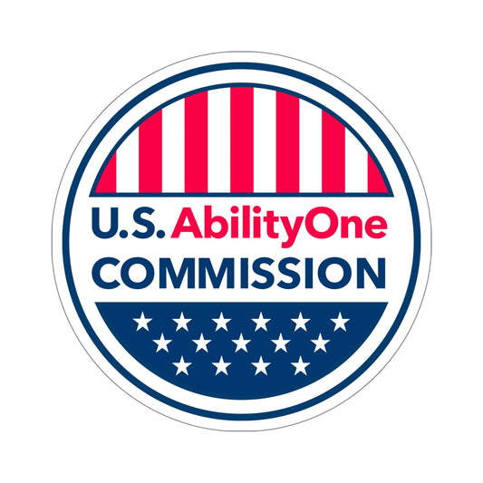 United States Ability One Commission STICKER Vinyl Die-Cut Decal-6 Inch-The Sticker Space