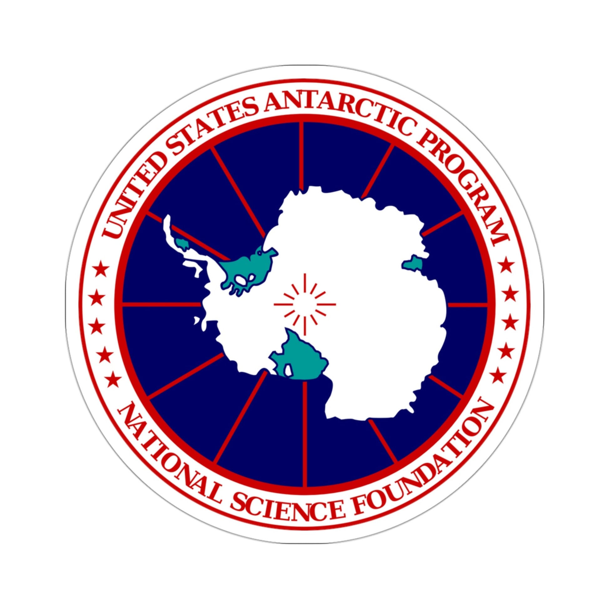 United States Antarctic Program STICKER Vinyl Die-Cut Decal-3 Inch-The Sticker Space