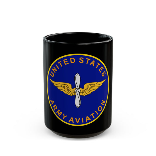 United States Aviation Branch (U.S. Army) Black Coffee Mug-15oz-The Sticker Space