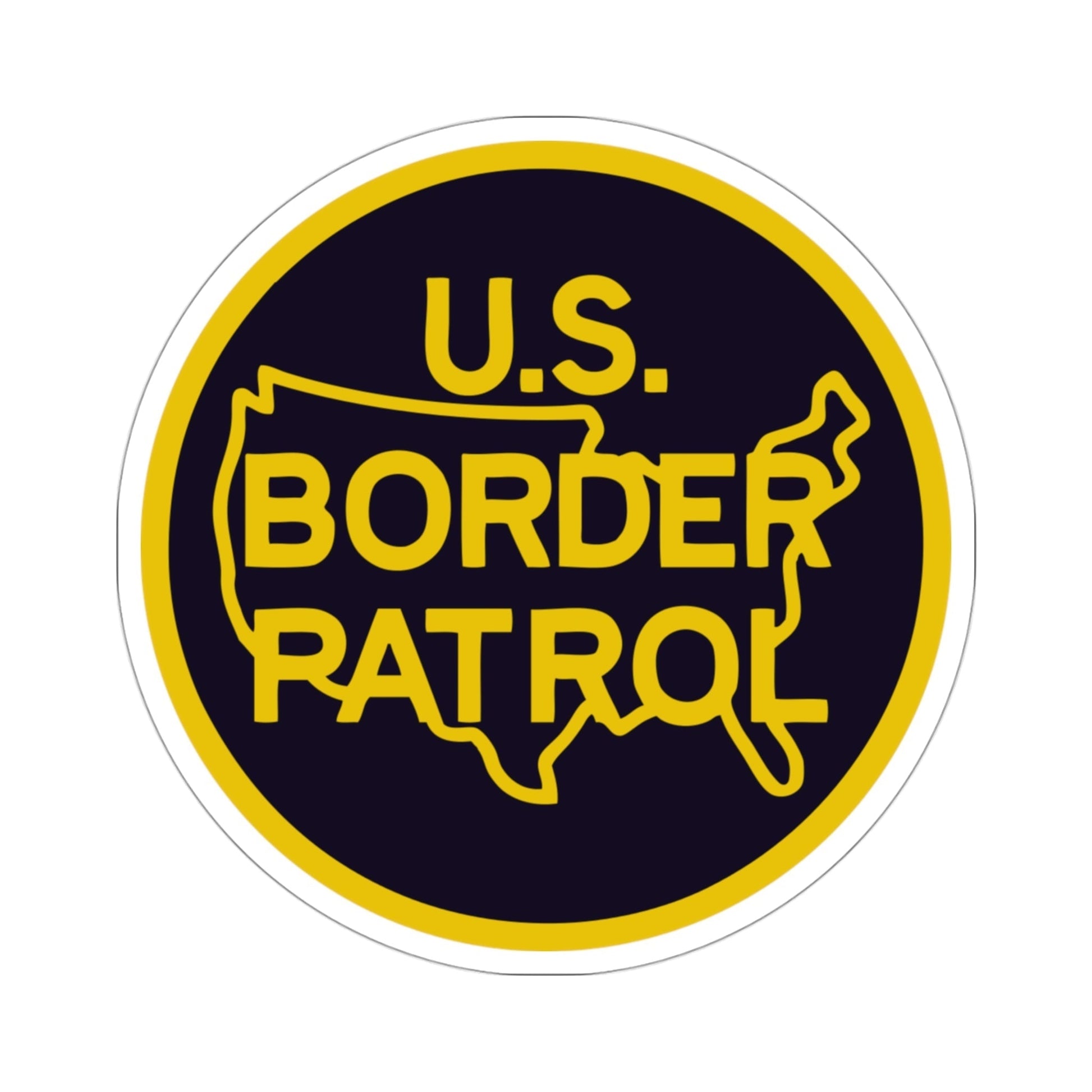 United States Border Patrol v2 STICKER Vinyl Die-Cut Decal-3 Inch-The Sticker Space