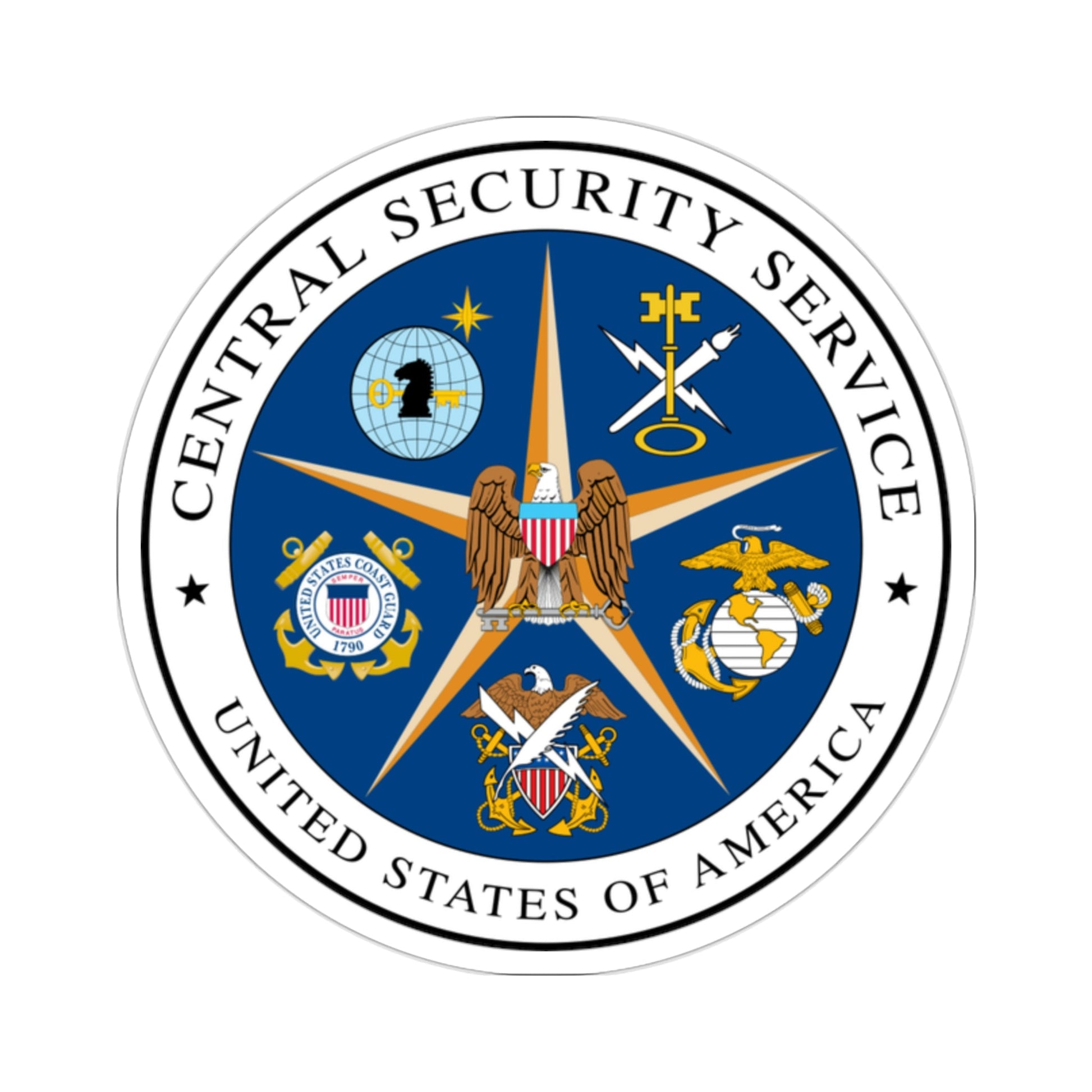 United States Central Security Service CSS STICKER Vinyl Die-Cut Decal-2 Inch-The Sticker Space
