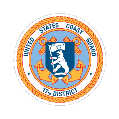 United States Coast Guard 17th District (U.S. Coast Guard) STICKER Vinyl Die-Cut Decal-2 Inch-The Sticker Space