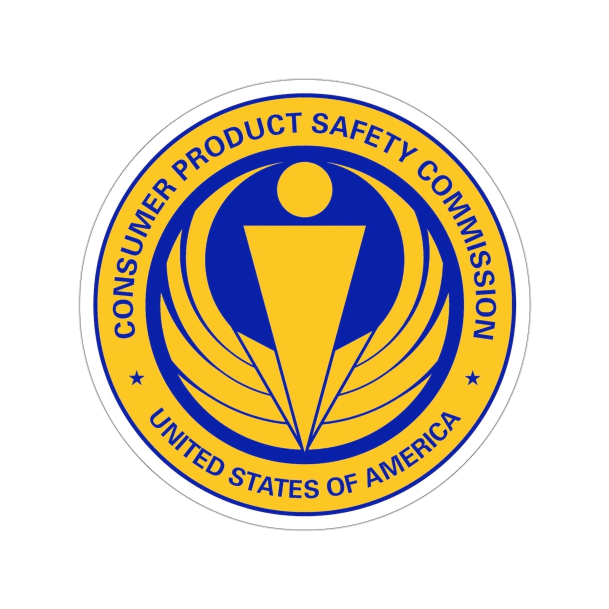 United States Consumer Product Safety Commission STICKER Vinyl Die-Cut Decal-3 Inch-The Sticker Space