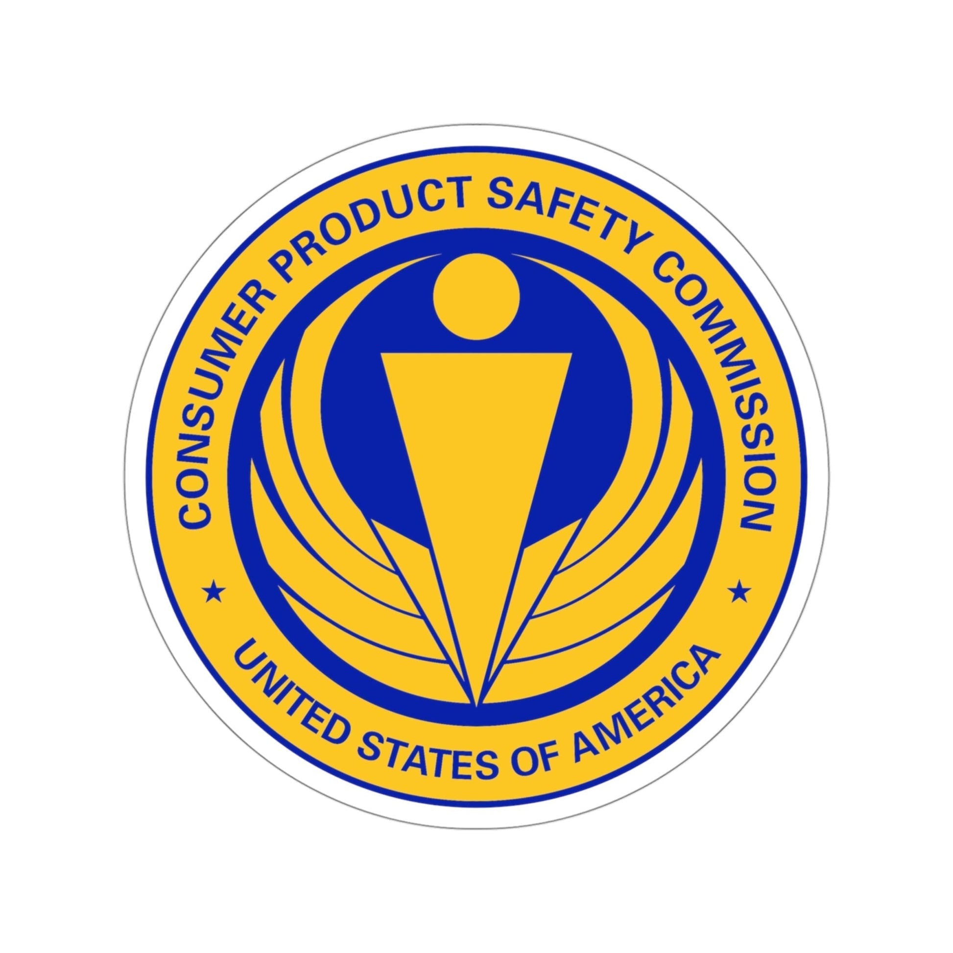 United States Consumer Product Safety Commission STICKER Vinyl Die-Cut Decal-4 Inch-The Sticker Space