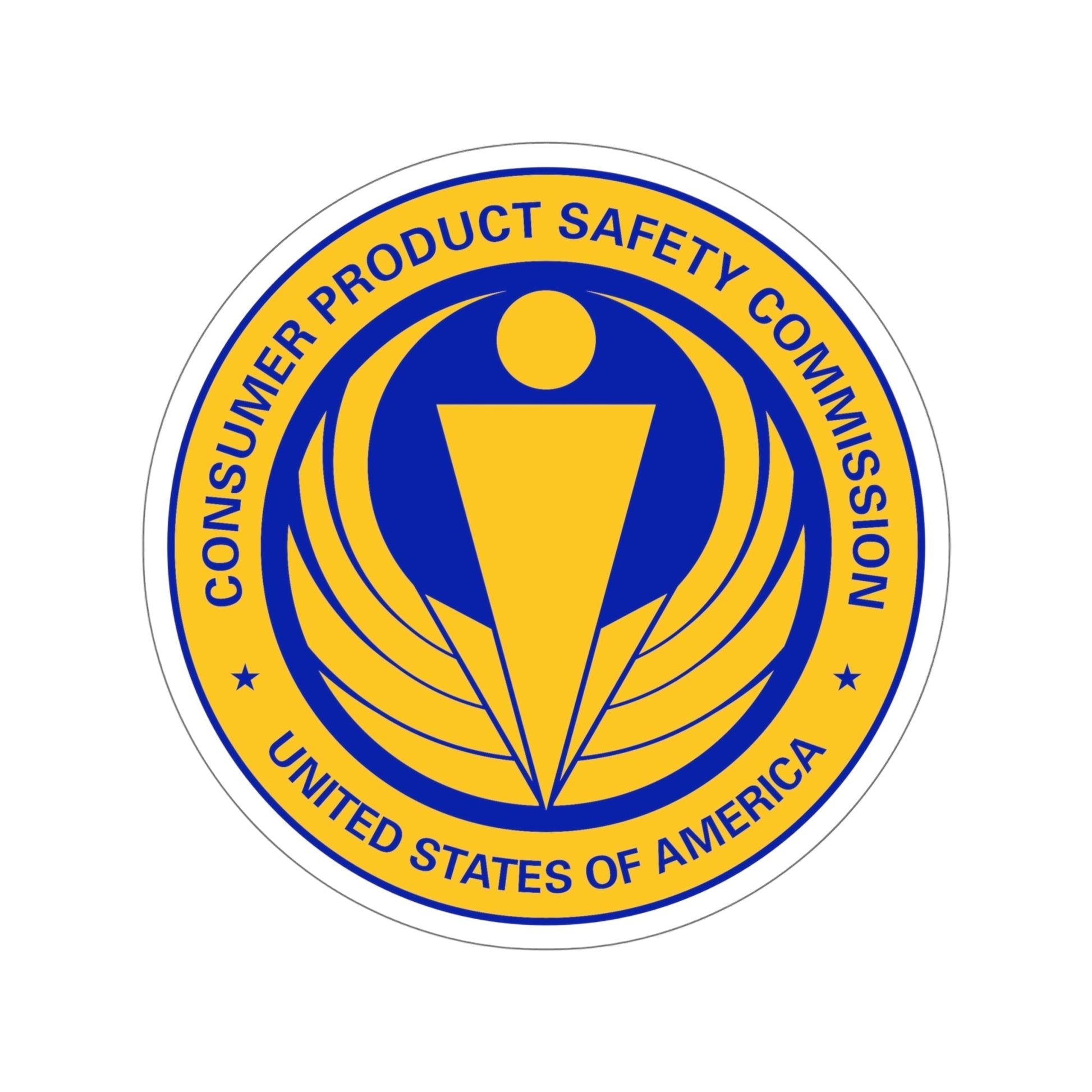 United States Consumer Product Safety Commission STICKER Vinyl Die-Cut Decal-6 Inch-The Sticker Space