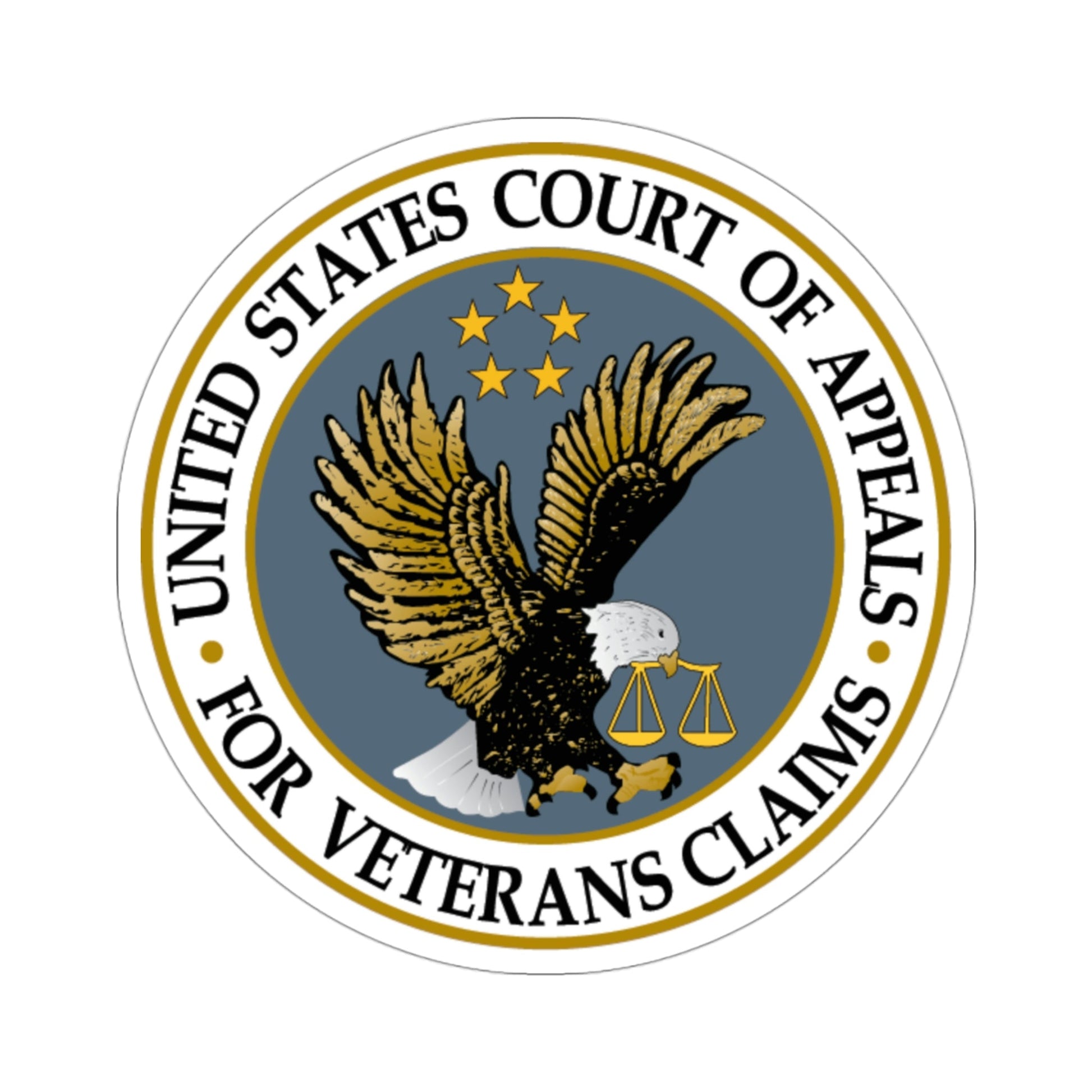 United States Court of Appeals for Veterans Claims STICKER Vinyl Die-Cut Decal-3 Inch-The Sticker Space