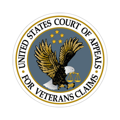 United States Court of Appeals for Veterans Claims STICKER Vinyl Die-Cut Decal-3 Inch-The Sticker Space