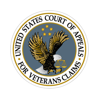 United States Court of Appeals for Veterans Claims STICKER Vinyl Die-Cut Decal-4 Inch-The Sticker Space