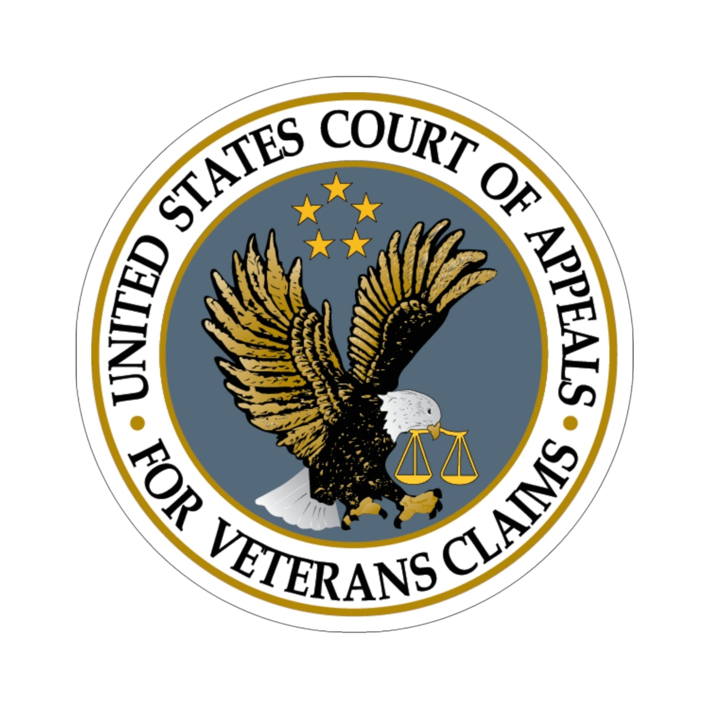 United States Court of Appeals for Veterans Claims STICKER Vinyl Die-Cut Decal-5 Inch-The Sticker Space