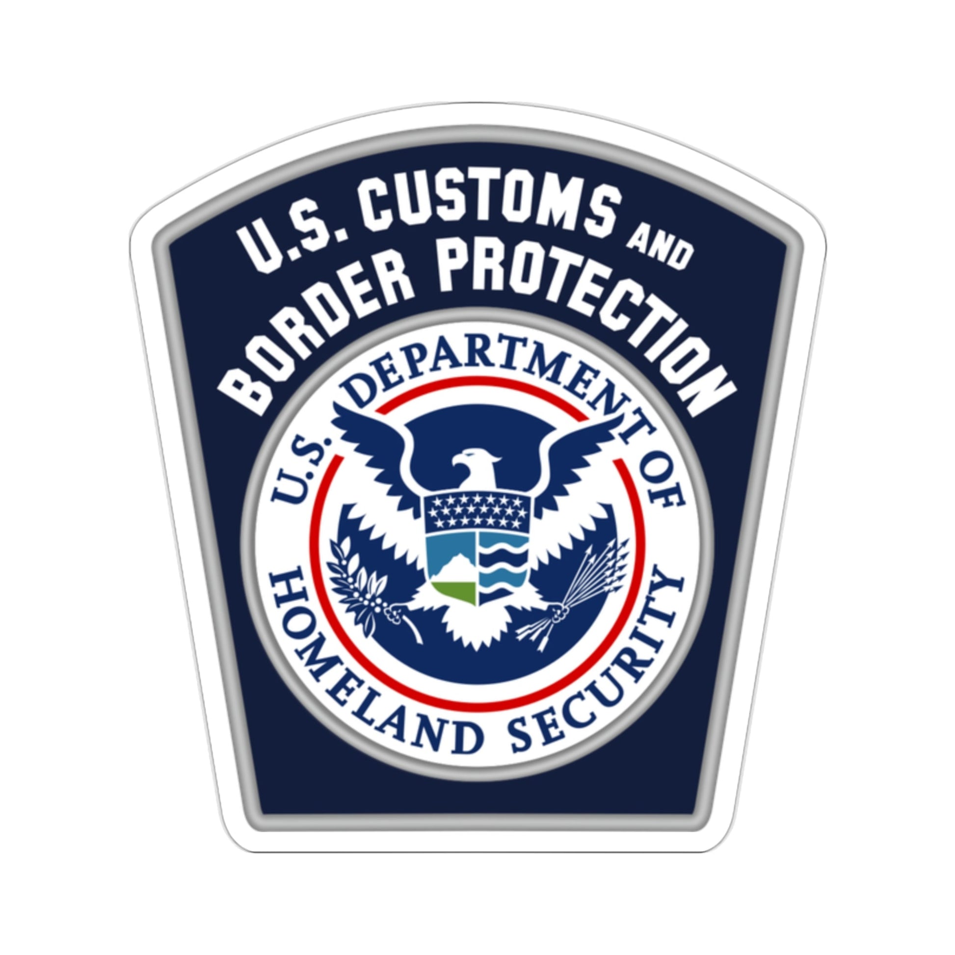 United States Customs and Border Protection STICKER Vinyl Die-Cut Decal-2 Inch-The Sticker Space