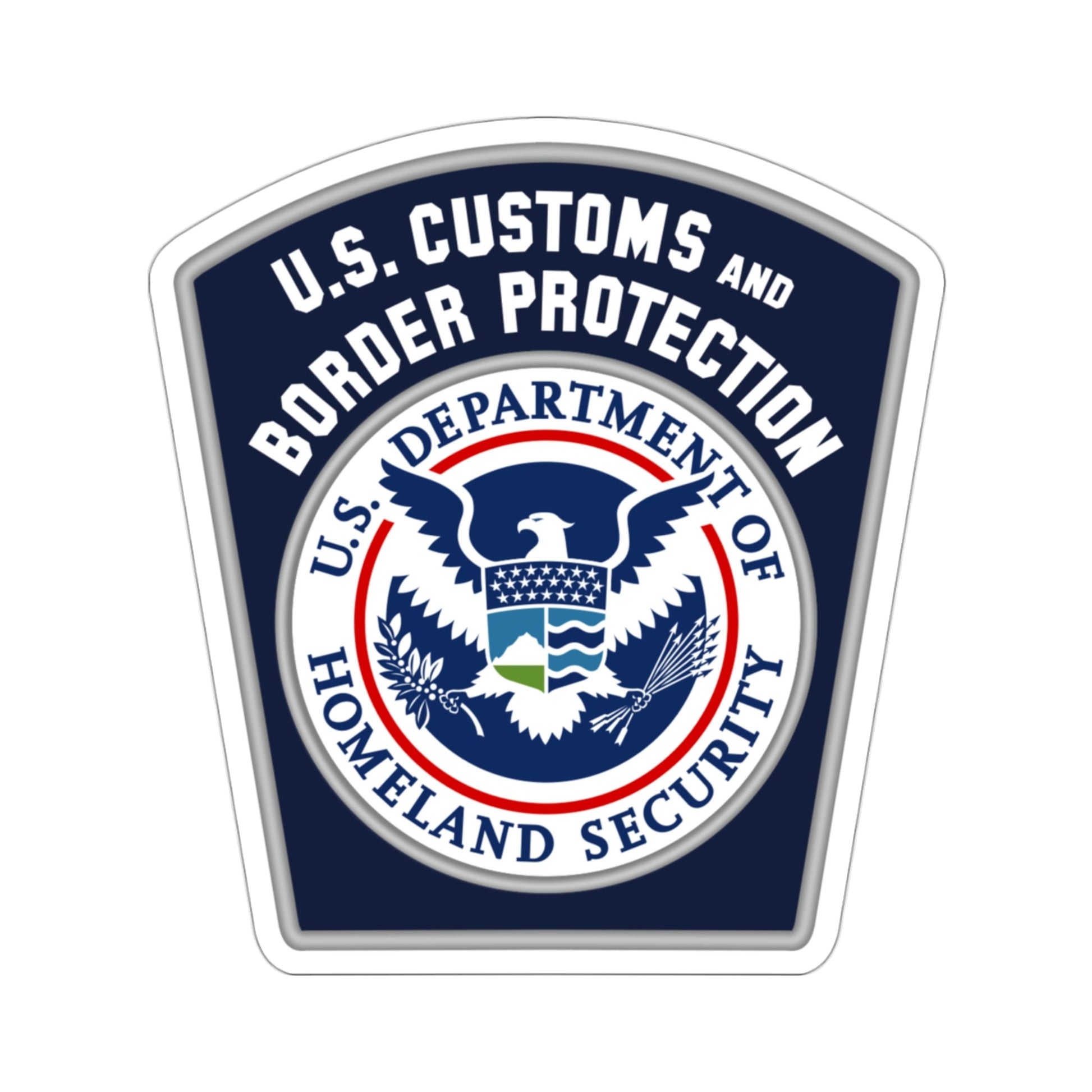 United States Customs and Border Protection STICKER Vinyl Die-Cut Decal-3 Inch-The Sticker Space