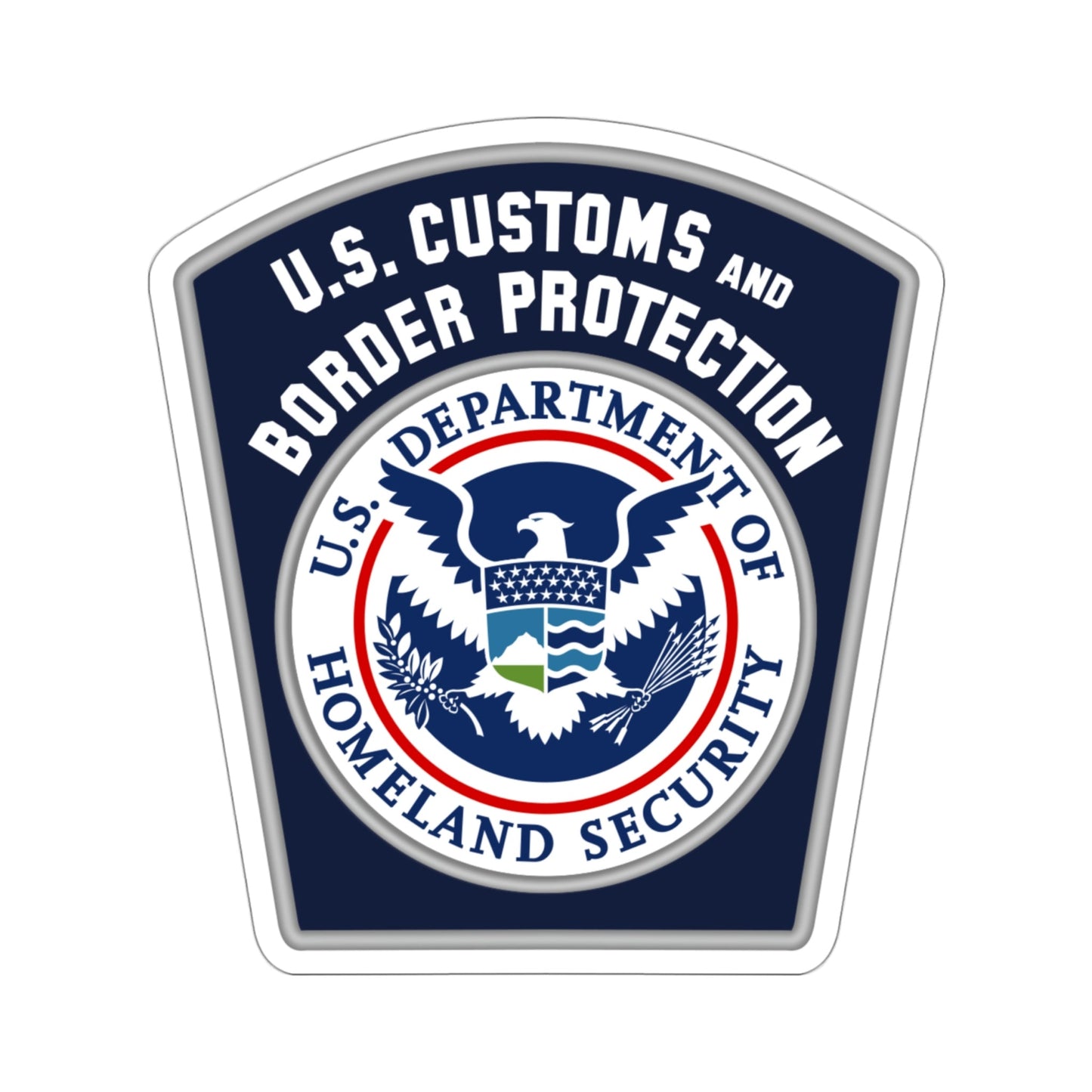 United States Customs and Border Protection STICKER Vinyl Die-Cut Decal-4 Inch-The Sticker Space