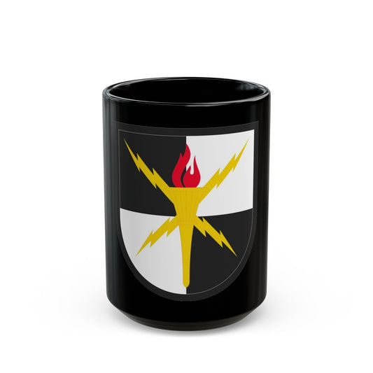 United States Cyber School (U.S. Army) Black Coffee Mug-15oz-The Sticker Space