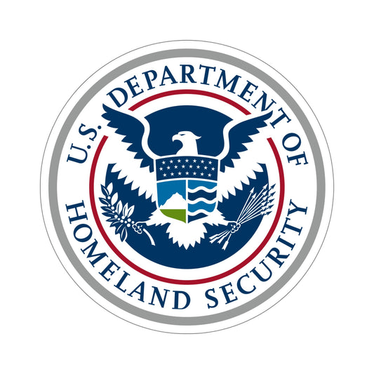 United States Department of Homeland Security STICKER Vinyl Die-Cut Decal-6 Inch-The Sticker Space