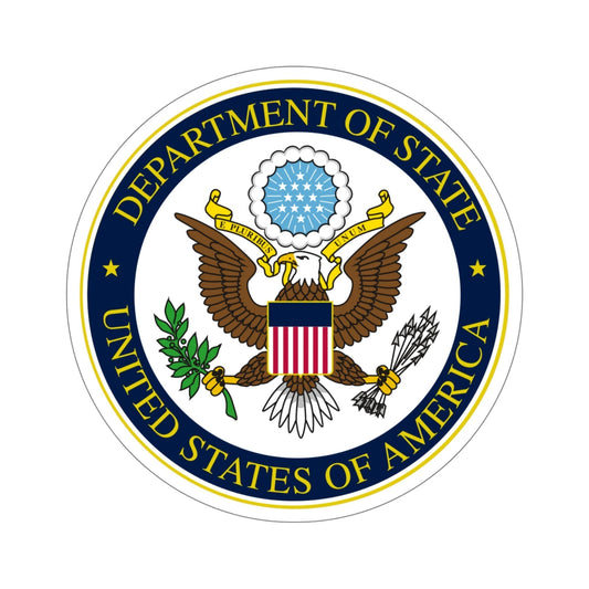 United States Department of State STICKER Vinyl Die-Cut Decal-6 Inch-The Sticker Space