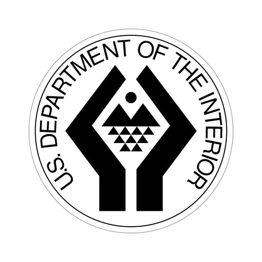 United States Department of the Interior v2 STICKER Vinyl Die-Cut Decal-6 Inch-The Sticker Space